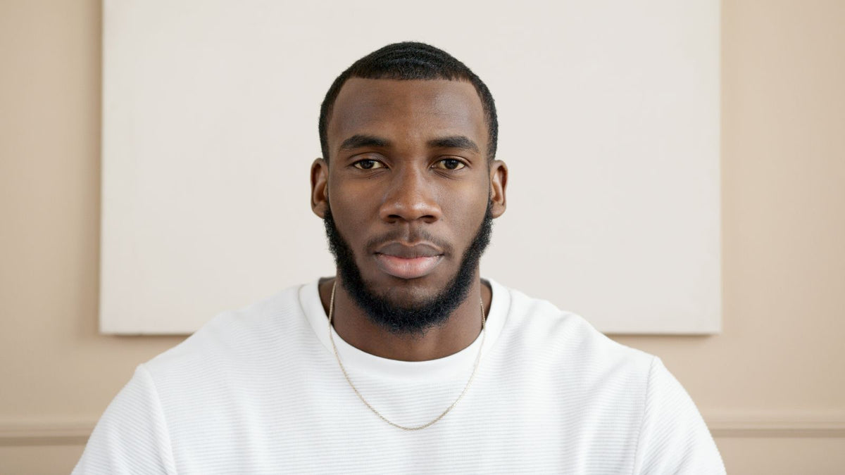 A calm, confident man